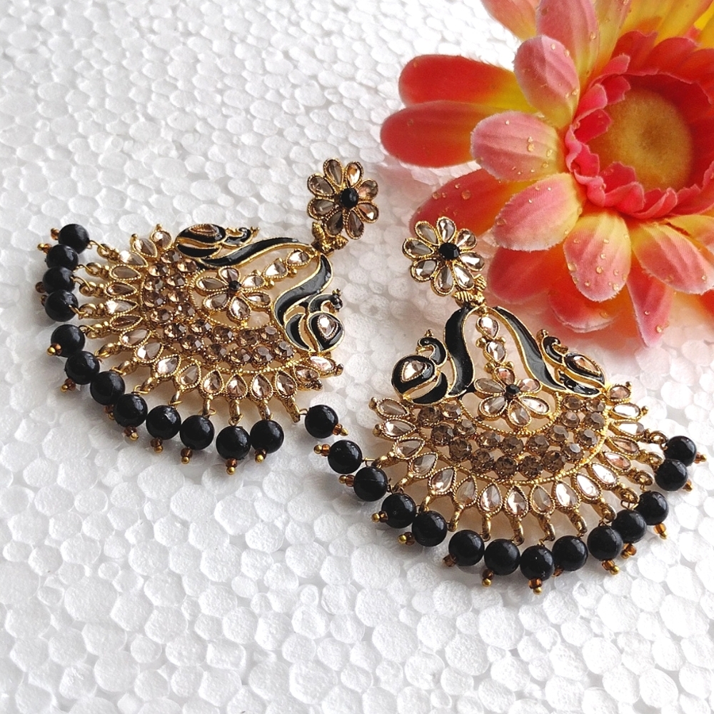 Large earrings
